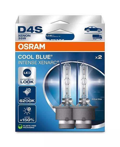 Osram NEXT GEN XENARC Cool Blue Intense D4S HID Tubes - 35W - Made in Germany