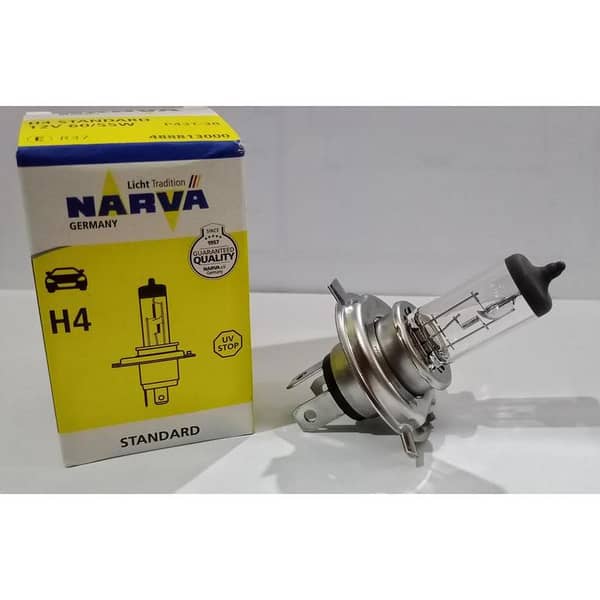 Narva H4 Headlight Bulbs 12V 55/60W - Made in Germany