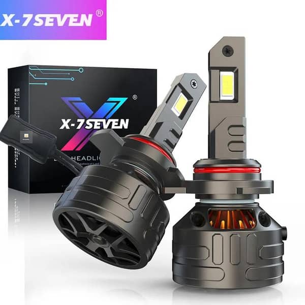 X-7 Seven Kronos Series LED Headlights for Hir2(9012) Projector - 6500k Color Temperature - Made in USA - One Year Warranty
