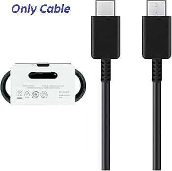 Samsung 25W Wall Charger for Fast Charging with Type-C Cable – Compatible with Galaxy S21, Note 20, and More