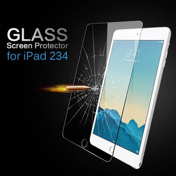 Tempered Glass Screen Protector for iPad 2, 3, 4 - High Quality Protection for Older Models