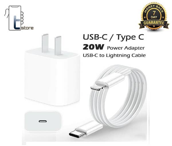 20W USB C Wall Charger by Original Standard - MFi Certified Fast USB-C PD Charger for iPhone 13, 12, 11, SE, XR, XS Max, X, 8 Plus and iPad Pro, iPad Air