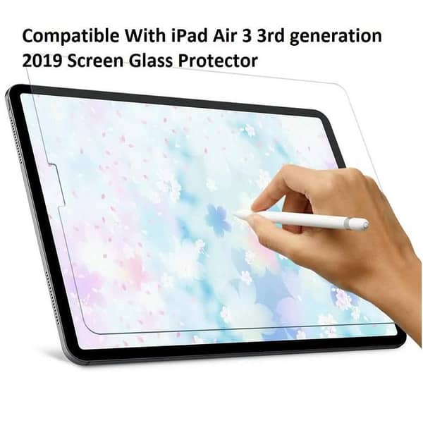 iPad Air 3rd Generation 2019 Screen Protector - Tempered Glass Compatible with iPad Air 3