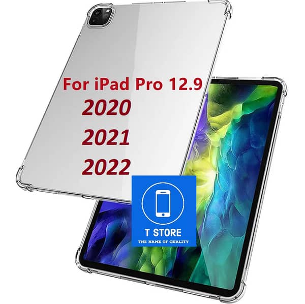 Tempered Glass Screen Protector for iPad Pro 12.9-Inch (2018-2022), Compatible with Face ID and Edge to Edge Coverage