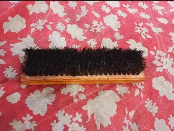 Horse Hair Shoe Brush with Wooden Handle | Soft Bristles for Effective Shoe Cleaning
