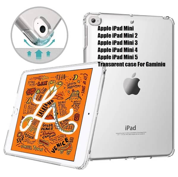 Screen Glass Protector for iPad mini 4 and iPad mini 5 (5th Generation) - Compatible Models A2124, A2125, A2126, A2133