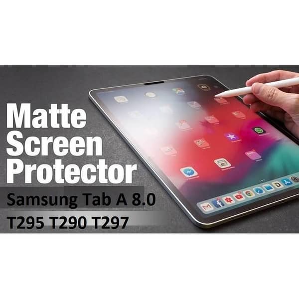 Ceramic Matte Transparent Screen Protector for Samsung Tab A 8.0 Models T295, T290, T297