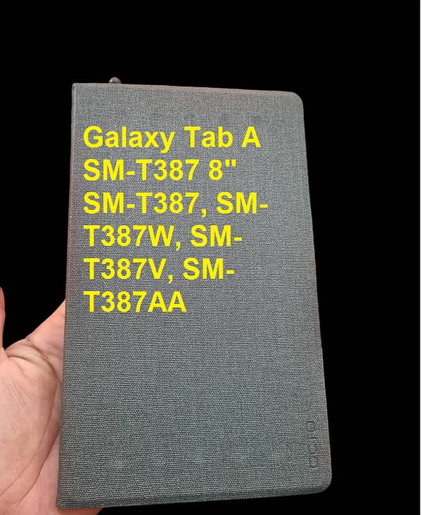 Samsung Galaxy Tab A 8" Flip Cover Case for SM-T387, SM-T387W, SM-T387V, SM-T387AA