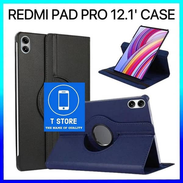 Flip Cover Case for 2024 Redmi Pad Pro 12.1 inch - Slim Design with Full Protection and Auto Sleep/Wake Feature