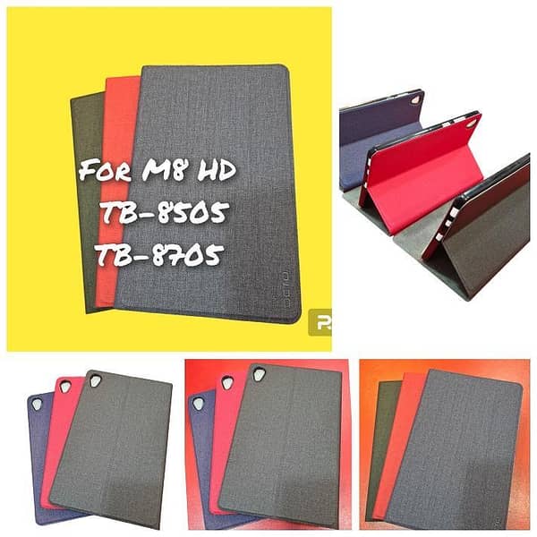 Lenovo M8 HD 8" Book Cover Case for Tb-8505, Tb-8705, and D-42A Tablets
