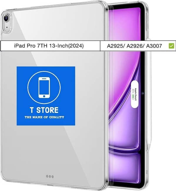 Tempered Glass Screen Protector for 2024 iPad Pro 13 Inch (M4) and iPad Air 13 Inch
