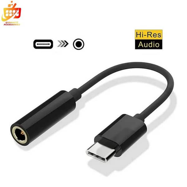 Samsung Type C to 3.5mm Headphone Adapter for OnePlus, Google Pixel, Oppo, Huawei and Other Devices