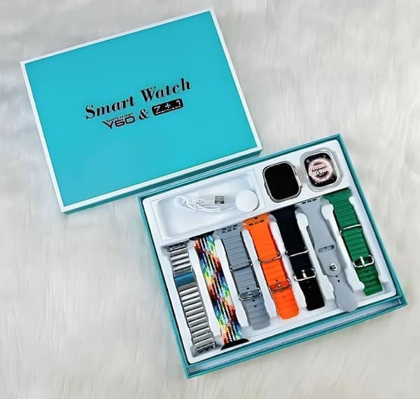 Y60 Ultra Sports Smart Watch with 7 Interchangeable Straps for Versatile Styling