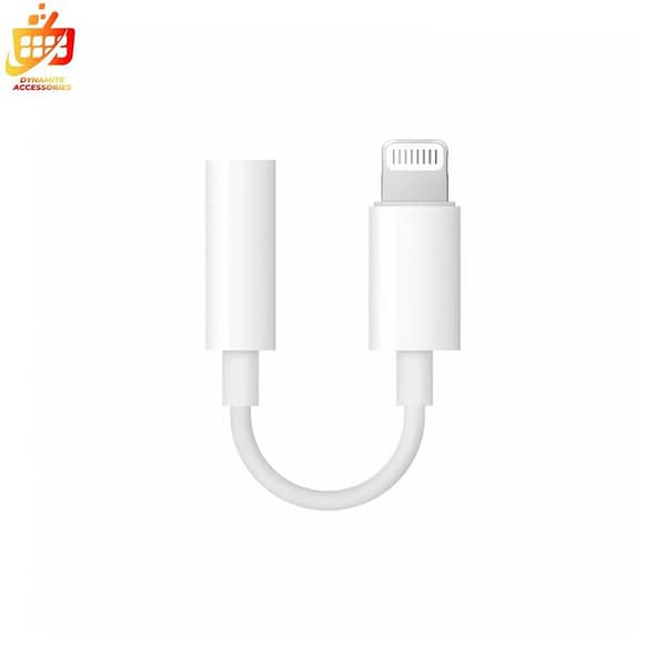 Lightning to 3.5mm Audio Adapter for iPhone & iPad – Connect Your Headphones for Clear Sound