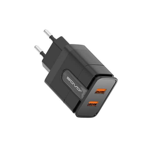 SOVO Lexus 2.4 Amp Charger - Fast Charging Adapter for Phones and Tablets