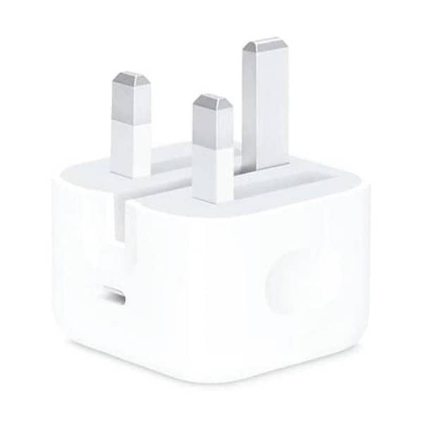 20W 3-Pin USB-C Power Adapter - Compact Design for Fast Charging of Devices