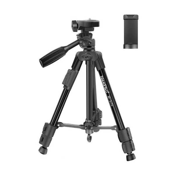 Neepho NP-3170 Adjustable Tripod Stand for Cameras and Mobile Phones with Holder - Lightweight and Portable