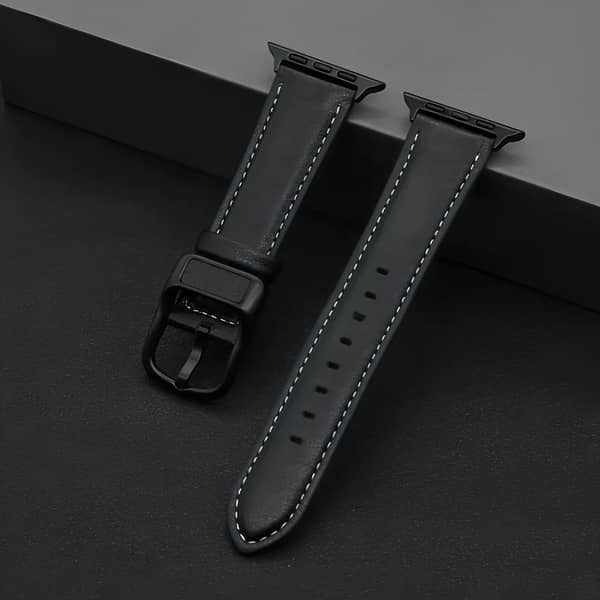 Leather Straps for Smart Watches - Compatible with Apple, Samsung, Garmin
