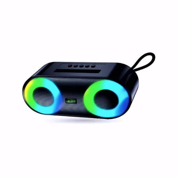 BLUKS BX-88 Wireless Bluetooth Speaker – Portable Bar Speaker with RGB Lighting, Deep Bass Sound, and 1800mAh Battery | 1-Year Warranty
