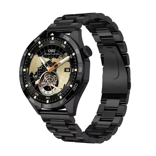 Kalobee SK50 Pro Smart Watch with Round AMOLED Dial – Bluetooth Calling, Heart Rate Monitor, Sleep Tracker, Multi-Sport Modes, 3 Straps, Compatible with Android & iOS