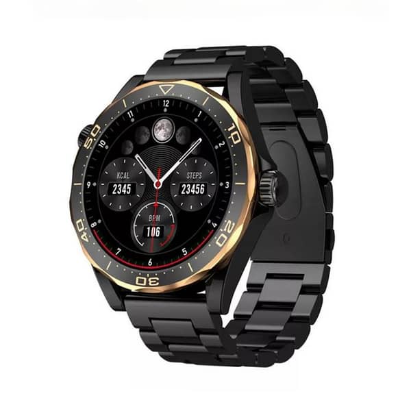 Kalobee SK30 Smartwatch with AMOLED Screen, Heart Rate and Sleep Tracking, Multi-Sport Modes, 3 Straps, Compatible with Android and iOS