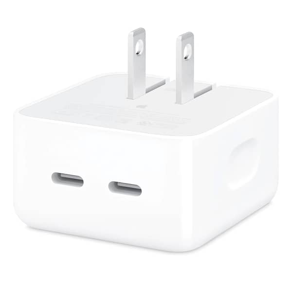 35W Dual USB-C Charger – Fast Power Adapter for iPhone, iPad, MacBook and More | Charge Two Devices at Once
