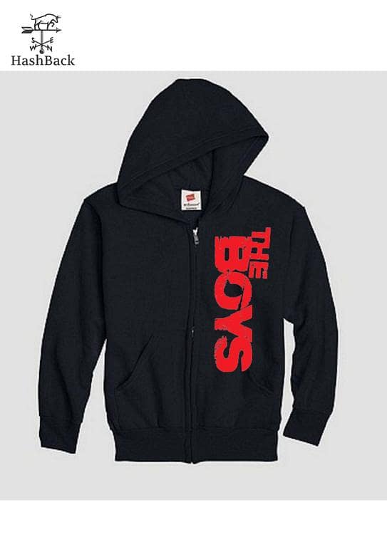HashBack Men's Winter Hoodie with Zipper - The Boys Collection