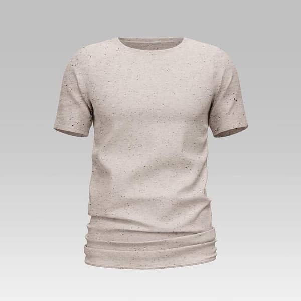 HashBack Men's Basic Oversized Premium Heather T-Shirt with Crew Neck