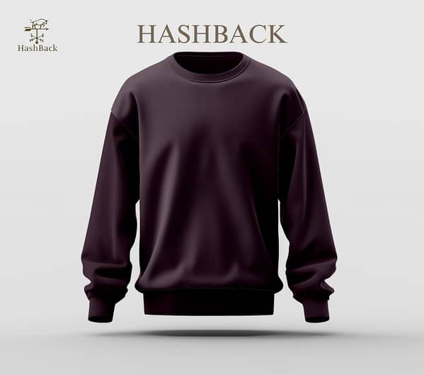 HashBack Men's Black Fleece Hoodie for Winter