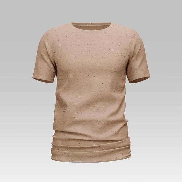 HashBack Premium Oversized Crew Neck T-Shirt for Men in Olive Beige