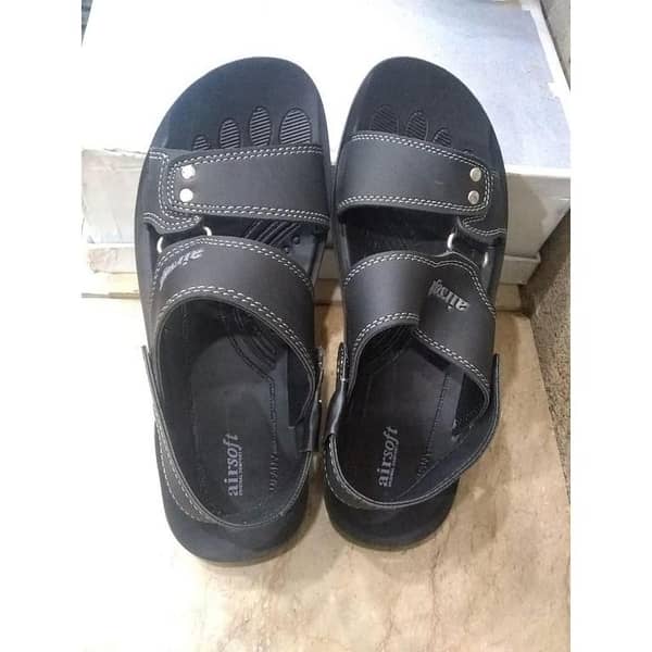 Hashback D2 Synthetic Leather Sandals for Men - Comfortable and Lightweight Chappals