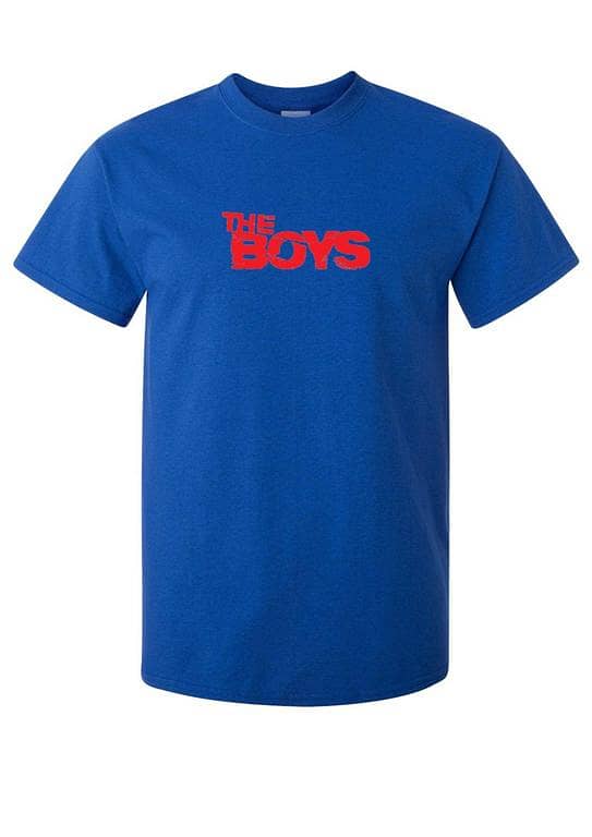 Men's Crew Neck T-Shirt 'The Boys' - Round Neck Style in White