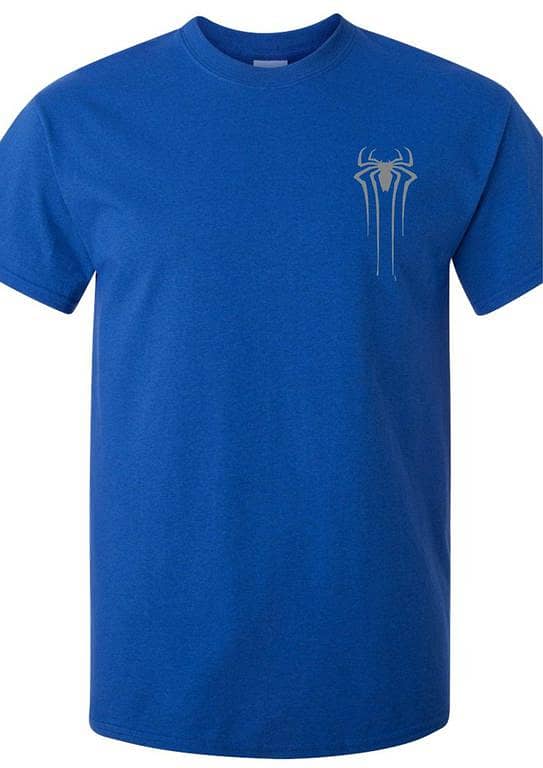 HashBack Men's Crew Neck T-Shirt with Batman Logo - Round Neck White Tee