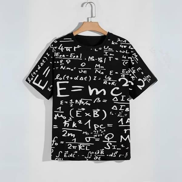Ruku Garments | Allover Screen Printed T-Shirt with Short Sleeves