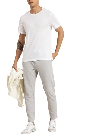 Ruku Garments Men's Smart Fit Trousers in Hyder Grey
