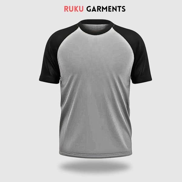 Ruku Garments Men's Short Sleeve Basic Reglan T-Shirt