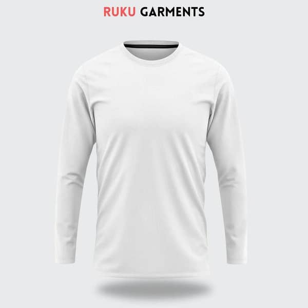 Ruku Garments Men's Long Sleeve Plain T-Shirt