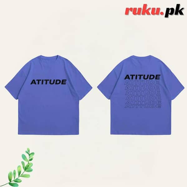 Ruku Garments Men's Printed Oversized Drop Shoulder T-Shirt