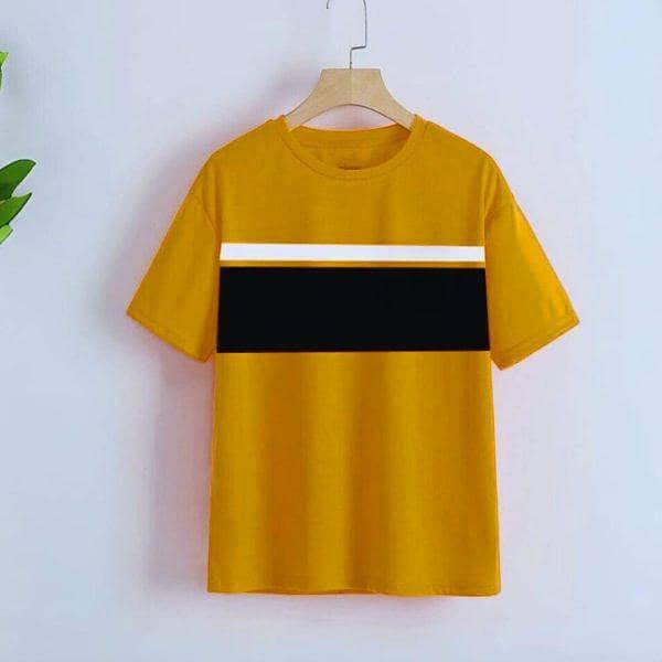 Ruku Garments Men's Short Sleeve Panel and Pocket T-shirt