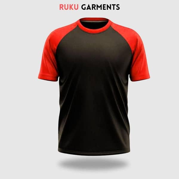 Ruku Garments Men's Short Sleeve Basic Reglan T-Shirt