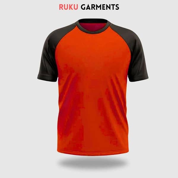 Ruku Garments Men's Basic Short Sleeve Reglan T-Shirt