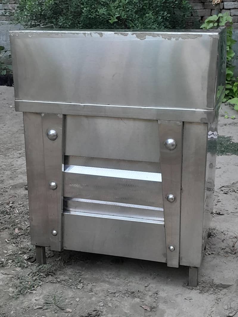 hot deep frier and quetta paratha display counter also for making doe 5