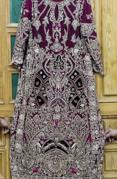 Fully heavy handwork front ,back and slevees for wedding