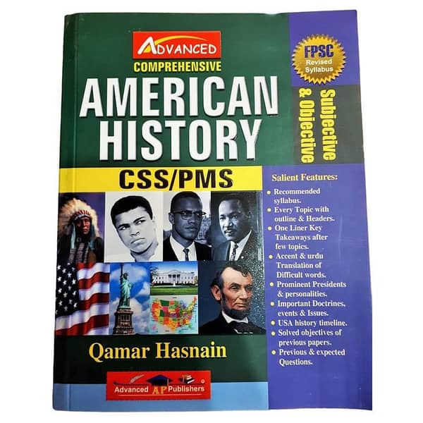 Comprehensive American History for CSS PMS and Other Competitive Exams by Qamar Hasnain Qadri
