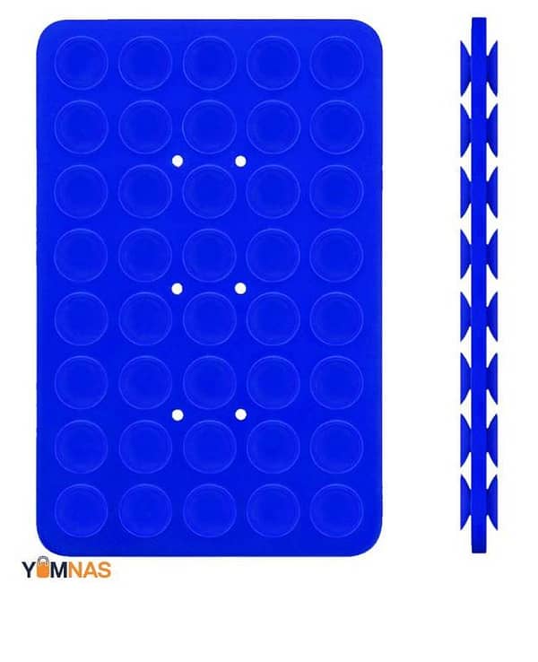 2-Pack Double-Sided Silicone Mobile Phone Holder with Suction Cups for Android - Ideal for Selfies and Video Recording