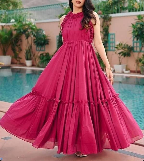 Unstitched 2 Piece Lawn Cotton Suit for Women & Girls | Plain Shirt, Trouser, and Lace Dupatta | Stylish Summer Dress Material