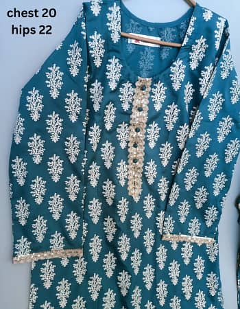 Women & Girls Solid CO-ORD Stitched 2pc Dress Set - Casual and Formal Wear Options in Six Colors and All Sizes