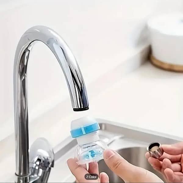 360-Degree Adjustable Fan Faucets for Water-Saving, Splash-Free Tap, and Sprayer Nozzle Filter for Kitchen or Bathroom
