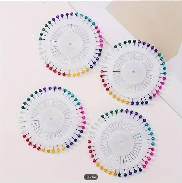 Stainless Steel Safety Sewing Pearl Pins for Crafting and Dressmaking - Available in 200, 240, 280, 320, or 360 Pins for Tailoring and Hijab Use
