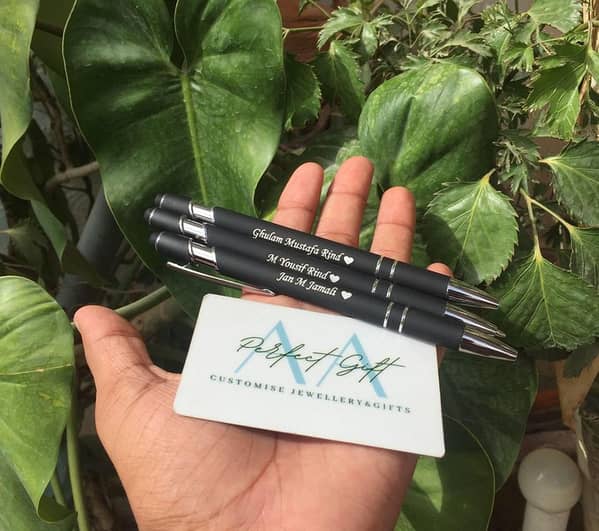 Personalized Engraved Ballpoint Pen with Stylus for Christmas, Weddings, Business Events, and Graduations